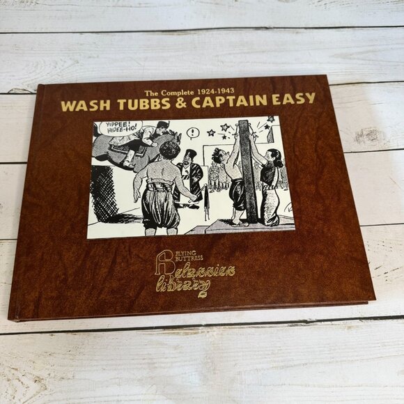 1938-1939 Wash Tubbs & Captain Easy Soldier of Fortune Vol 14 Roy Crane Book VTG - Picture 1 of 6